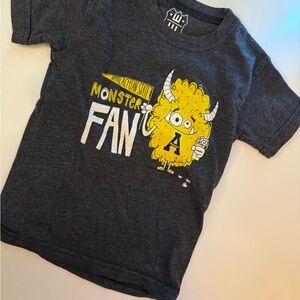 Monster Fan Kids T-Shirt - Charcoal